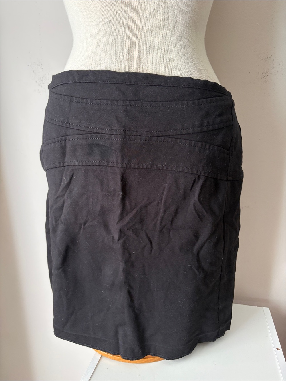 Willi Smith Black Mini Skirt